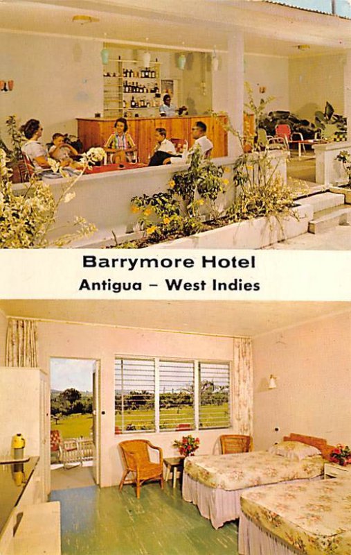 Barrymore Hotel Antigua, West Indies Unused 