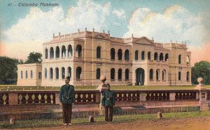 Postcard Colombo Museum Ceylon Sri Lanka