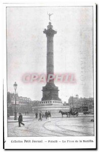 Postcard Collection Old Diary Paris's Bastille Square