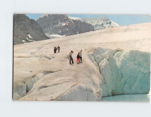 Postcard The breakoff of the Athabasca Glacier, Columbia Icefields, Canada