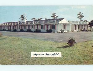 1950's HYANNIS STAR MOTEL Cape Cod - Hyannis Massachusetts MA s8399