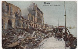 Sicily; 3 X PPC's Showing Messina Earthquake Ruins, Sent By Witness Of Aftermath 
