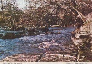 Waters Divide Autumn Winter Teesdale Durham Rare Womens Institute Photo Postcard