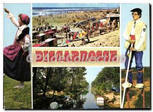 Postcard Modern Biscarrosse La Grande Plage De Canal Navarrosse