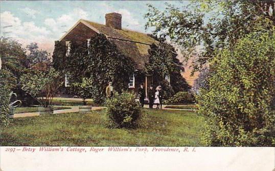 Betsy William's Cottage Roger William's Park Providence Rhode Island 1910