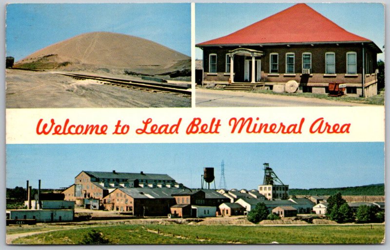 Lead Belt Mining Farmington,MO Southeast Missouri Vintage Postcard