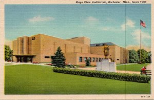 Minnesota Rochester The Mayo Civic Auditorium Curteich