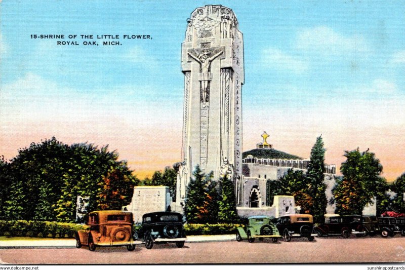 Michigan Royal Oak Shrine Of The Little Flower 1944