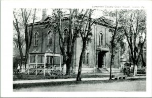 RPPC Lawrence County Court House Louisa Kentucky KY UNP Postcared Q21