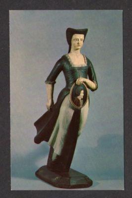 MA Samuel McIntire Figure SALEM MASSACHUSETTS Postcard