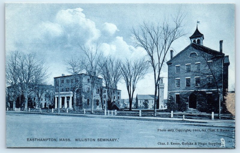 Easthampton MA Williston Seminary Postcard Massachusetts