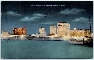 M-1450 Night Skyline of Corpus Christi Texas