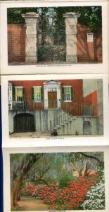 Charleston South Carolina sc Magnolia Gardens old Doorways postcard folder