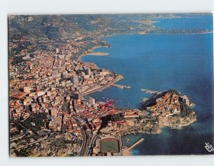 Postcard Monaco vue générale, le stade et le Musée, Monte-Carlo, Monaco, Monaco