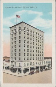 Postcard Vaughan Hotel Port Arthur Texas TX