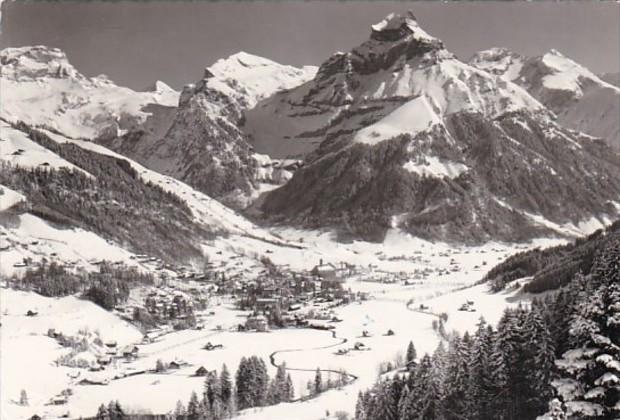 Switzerland Engelberg mit Hahnen 1967 Photo