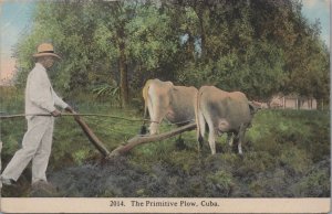 Postcard The Primitive Plow Cuba