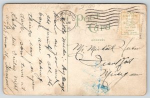 Toledo Ohio~Birdseye Panorama Shipyards~Artist Conception~c1912 Postcard