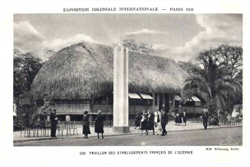 Paris  1931  Exposition Coloniale Int. -Pavillon des etablissements Francais ...