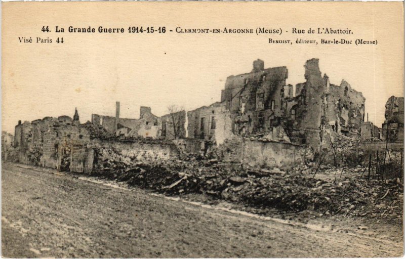 CPA Militaire Clermont-En-Argonne - Rue de l'Abattoir (91887)