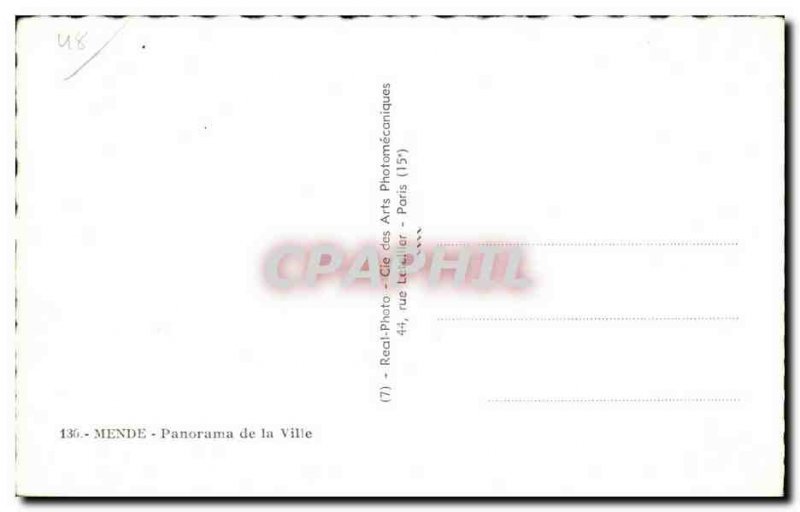 Mende - City Panorama - Old Postcard