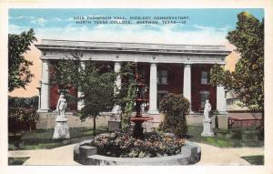 Sherman Texas~North Texas College~Lois Thompson Hall~Kidd-Key Conservatory~1920s