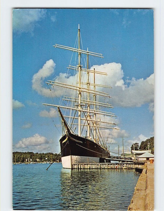 Postcard Museifartyget Pommern, Aland, Mariehamn, Finland