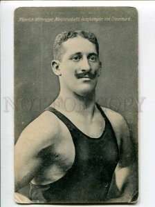 3047183 WRESTLING Famous wrestler Heinrich Mitteregge