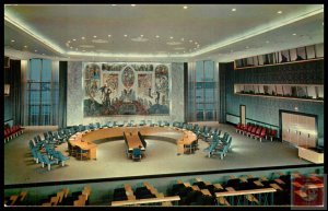 The Security Council Chamber, United Nations, New York City
