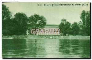 Postcard Old Office Geneva International Labor ILO