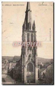 Postcard Old Church Aurillac Saint Garaud