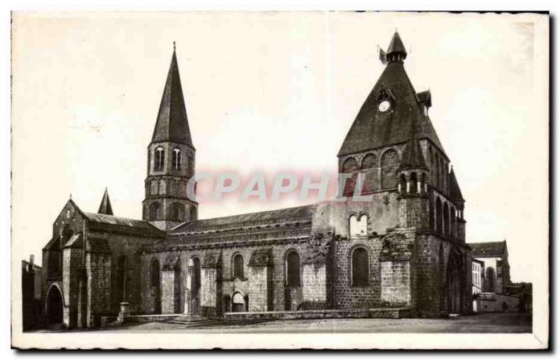 Postcard Ancient Church Collegiate Dorat (Haute Vienne)