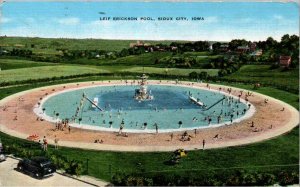 Sioux City, Iowa - The Leif Erickson Swimming Pool - in 1948