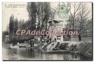 Old Postcard Joinville Le Pont Bords De Marne