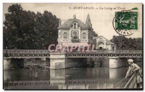 Old Postcard The Loing Montargis and Tivoli