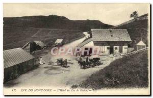 Postcard Old Approx Du Mont Dore The Hotel du Lac De Guery Hotel des voyageurs