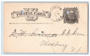 Woodburn Iowa IA Postal Card Asserted Pack of Advertising Curds 1884 Posted