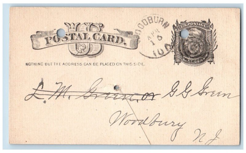 Woodburn Iowa IA Postal Card Asserted Pack of Advertising Curds 1884 Posted