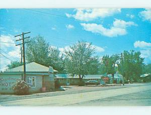 Unused Pre-1980 OLD CARS & SAGEBRUSH MOTEL Miles City Montana MT u3525