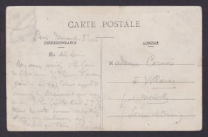 FRANCE, Postcard, Paris, Gare de l'Est, Railway