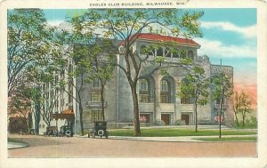 Milwaukee Wisconsin  Eagles Club Building WB Postcard Unused