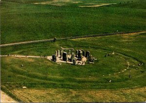 England Wiltshire Stonehenge Aerial View From The West 1973