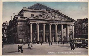 Belgium Bruxelles Theatre Royal de la Monnaire Real Photo