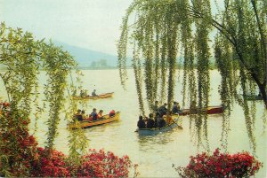 Postcard China Nanking lake Hsuan Wu