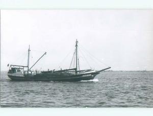 Old rppc BOAT SHIP NAMED LANDKIRCHEN - FROM LANDKIRCHEN GERMANY o2423