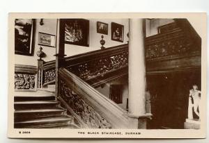 Real Photo Interior The Black Staircase Durham, England,