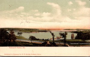 Maine Pemaquid Harbor Panoramic View 1908