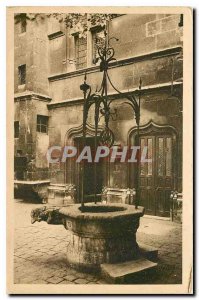 Old Postcard Paris Strolling the Musee Cluny Vieux Puits XV century