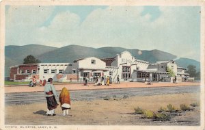 J30/ Lamy New Mexico Postcard c1910 El Ortiz Railroad Stop 268