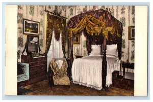 Bedroom General Andrew Jackson Seventh Pres. Nashville TN Handcolored Postcard